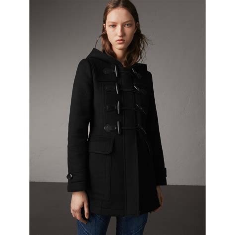 burberry dufflecoat damen schwarz|burberry duffle coat sale.